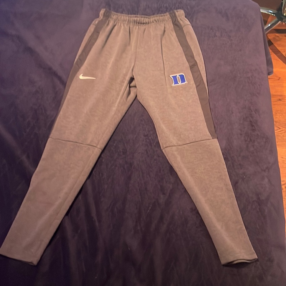 Nike DRI-FIT Duke Grey Warmup Sweatpants